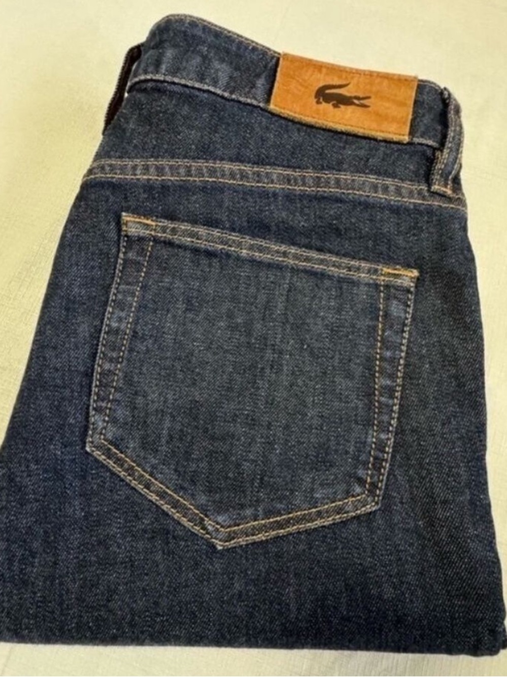 Lacoste Women’s Indigo Blue Skinny Jeans Classic Style SZ 28